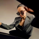 OnyxEdge elegance sunglass series-(Unisex)-Transparent grey