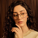 Astor Titanium Spectacles Unisex Elegance in Premium Tones - BROWN