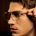 The Fitzroy Titanium Classic Frames for the Modern Gentleman - BROWN
