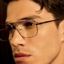 The Fitzroy Titanium Classic Frames for the Modern Gentleman - (GOLD)