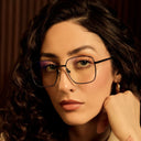 Astor Titanium Spectacles Unisex Elegance in Premium Tones - BLACK