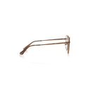 Astor Titanium Spectacles Unisex Elegance in Premium Tones - BROWN