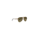 The Westminster Aviator Stainless Steel Sunglasses Refined Luxury in BROWN-MALE ONLY
