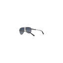 The Westminster Aviator Stainless Steel Sunglasses Refined Luxury in GUN METAL - MALE ONLY