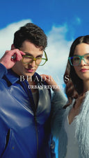 Céleste Acetate Spectacles-(unisex)-Black