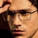 The Fitzroy Titanium Classic Frames for the Modern Gentleman - BROWN
